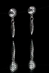 02. Geo 002 - Sterling Silver Post Earrings