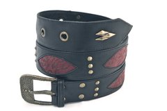 Cheetah Print - Leather Belt - 1H
